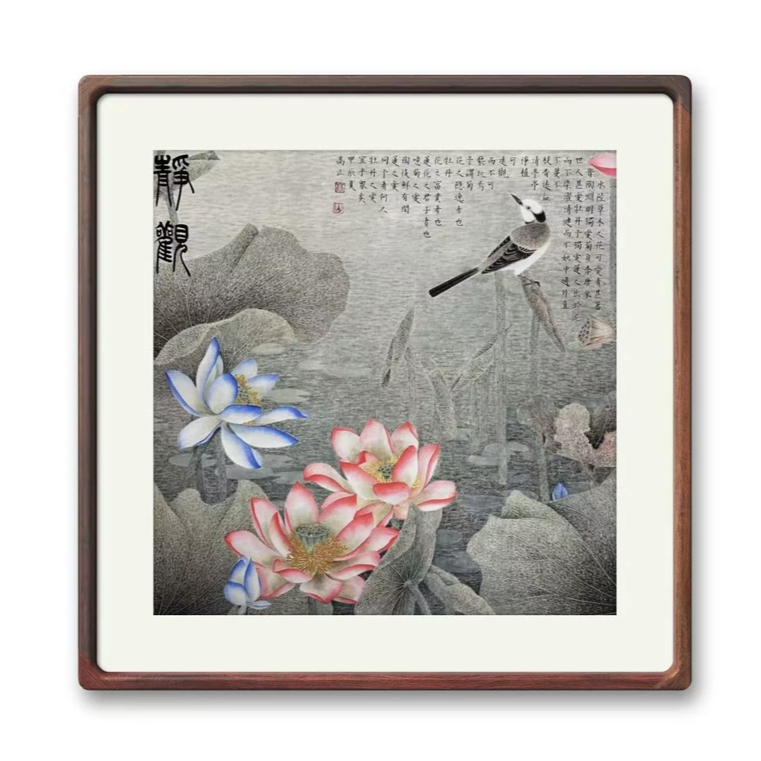 高老师人物系列书画作品静观肌理方斗