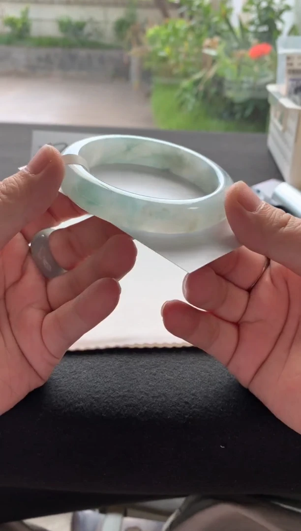 未镶嵌手镯翡翠57.8正圈买断A7268