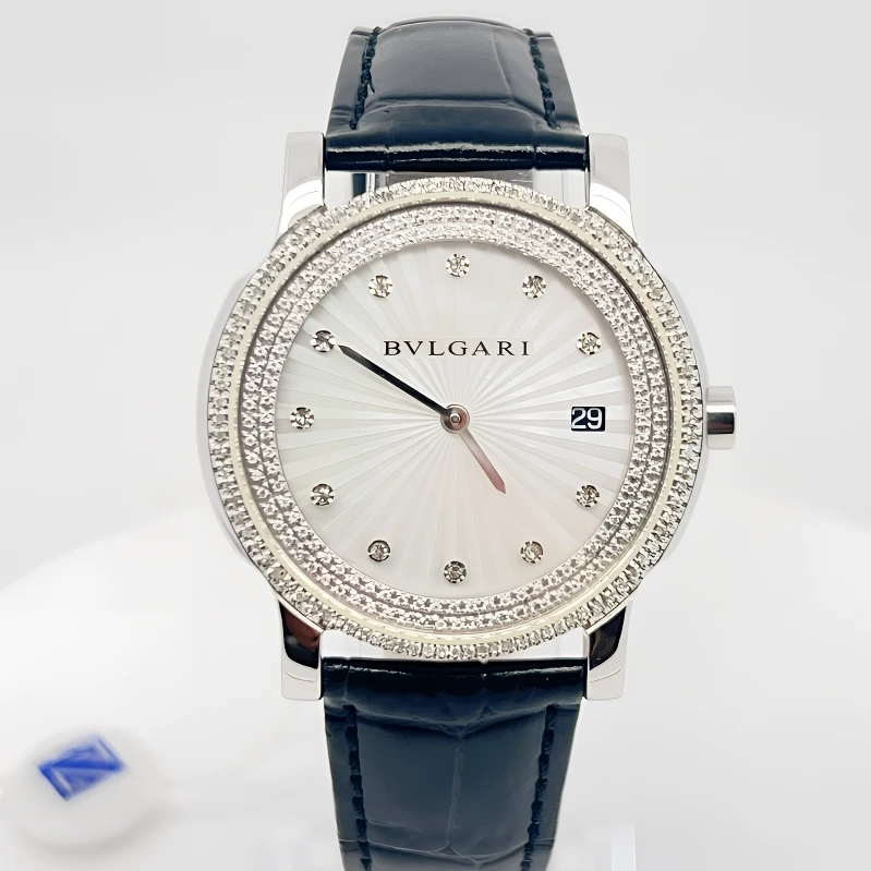 99新 BVLGARI/宝格丽 石英腕表 后钻35mm/公价56999/jm3263