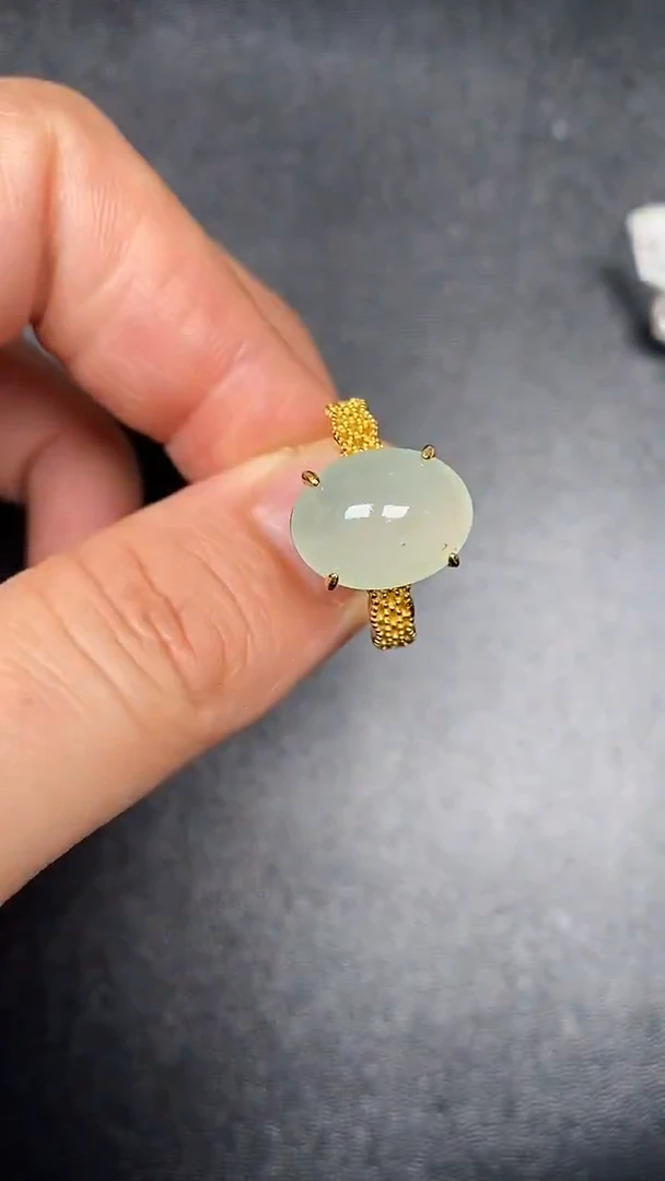 银S925镶嵌戒指翡翠2510