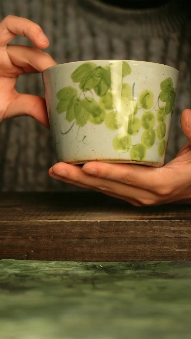 瓷器青诗集手工手绘瓷器