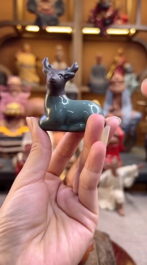 紫砂茶宠器闵茶宠摆件