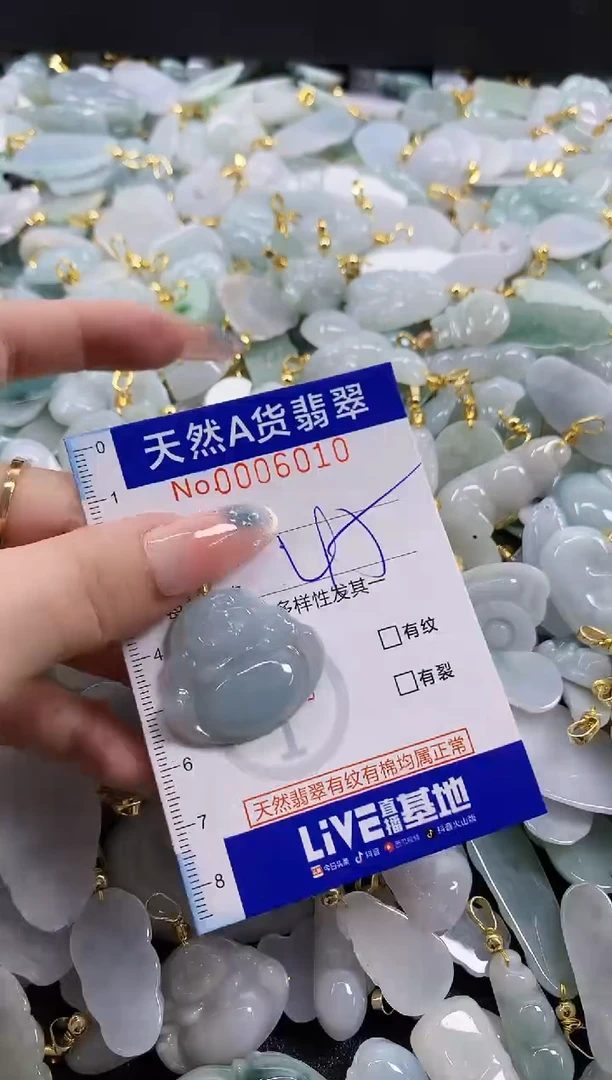 颈饰未镶嵌翡翠天然A货翡翠