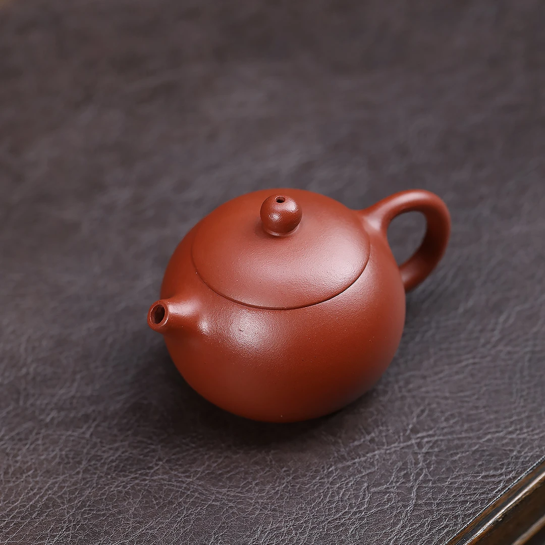 宜兴紫砂壶西施壶红清水泡茶壶茶具纯手工单人小容量清水泥中式