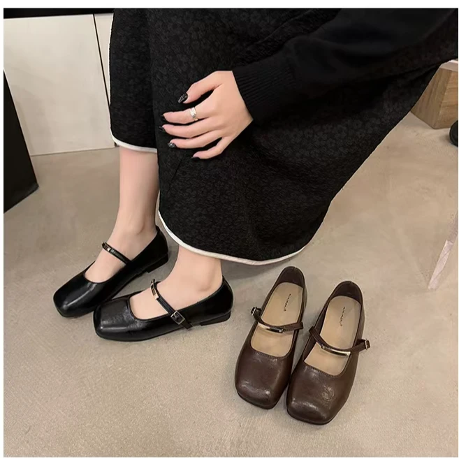 【001-200】听主播找编码下单时尚百搭单鞋红