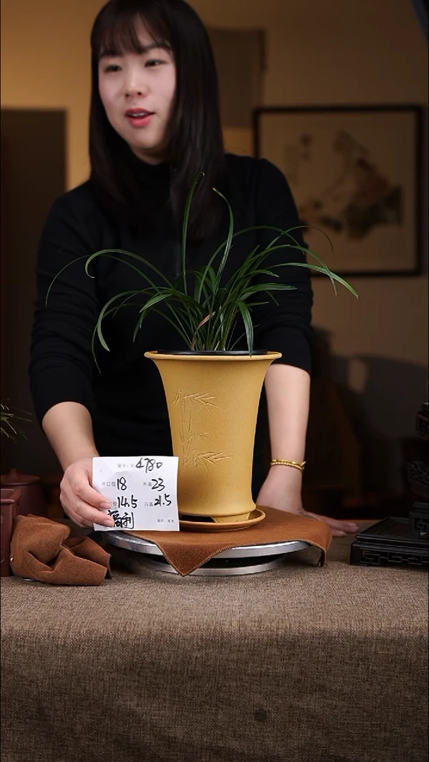 【闪购商品】紫砂花盆紫砂花盆4780+z