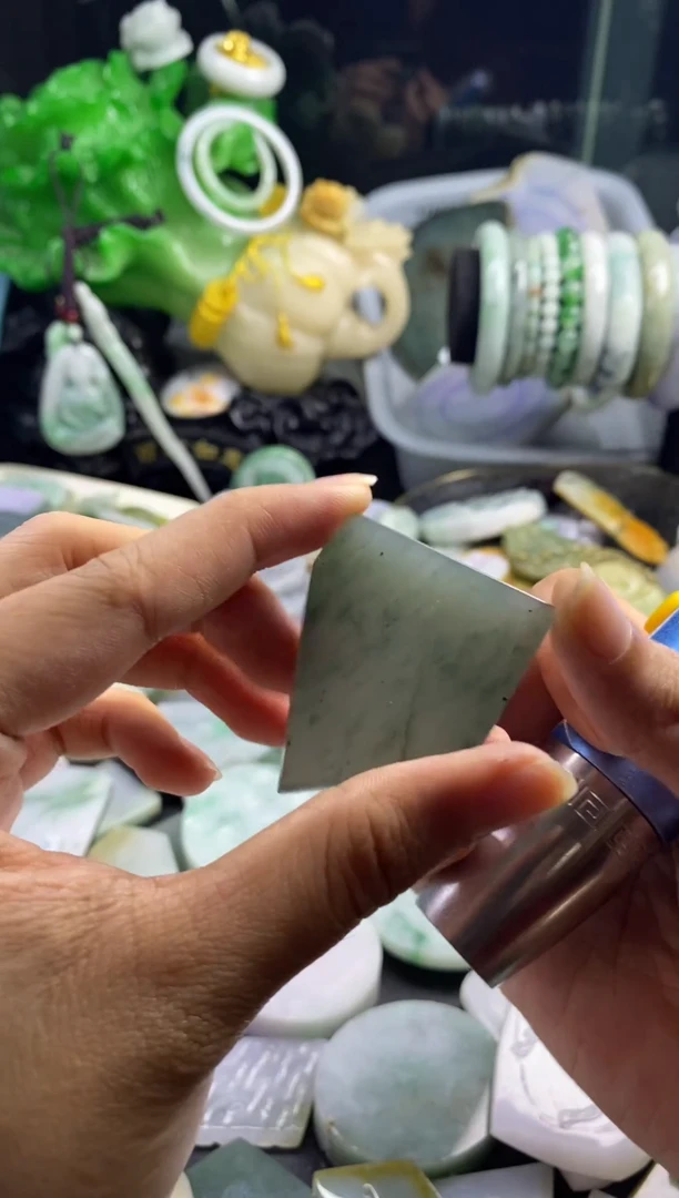 散珠翡翠翡翠A货17