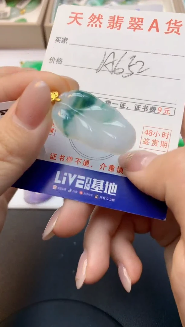 颈饰未镶嵌翡翠天然A货缅甸翡翠百元以上9元证书费自理