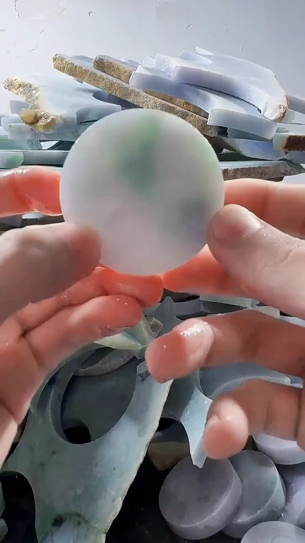 裸石翡翠缅甸翡翠A货文3045