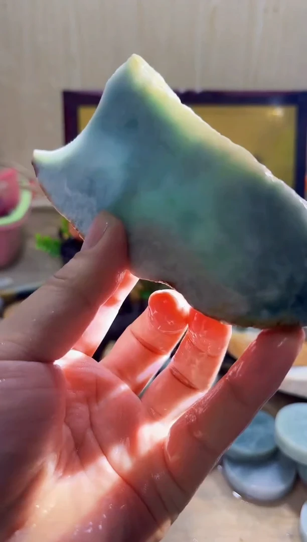 翡翠挂件未镶嵌A货常星2542