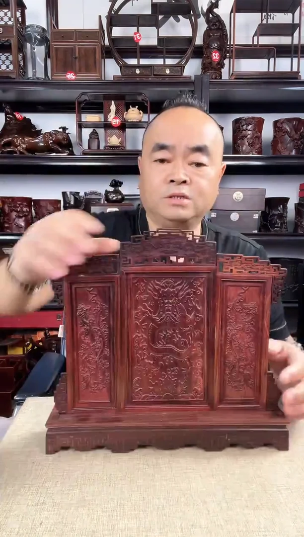木瑕疵老李红木工艺品