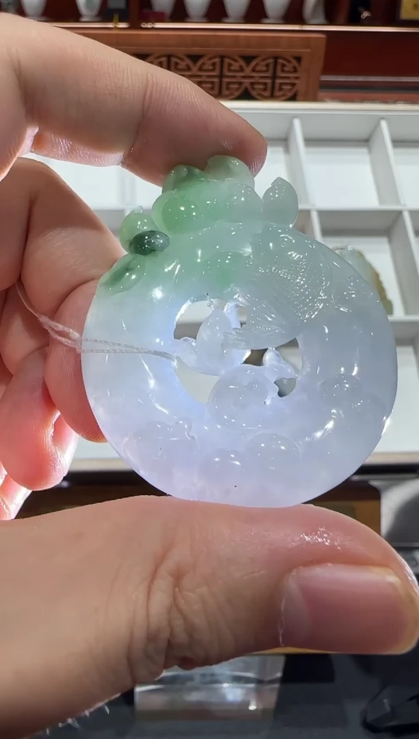 未镶嵌挂件翡翠A货翡翠多样性孤品