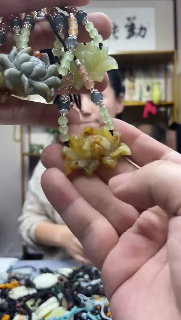 未镶嵌岫玉吊坠多样性发货*拍一发一