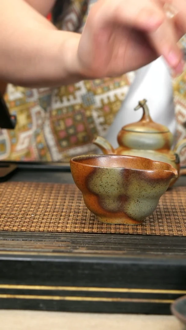 紫砂壶10《葫芦公道》柴烧