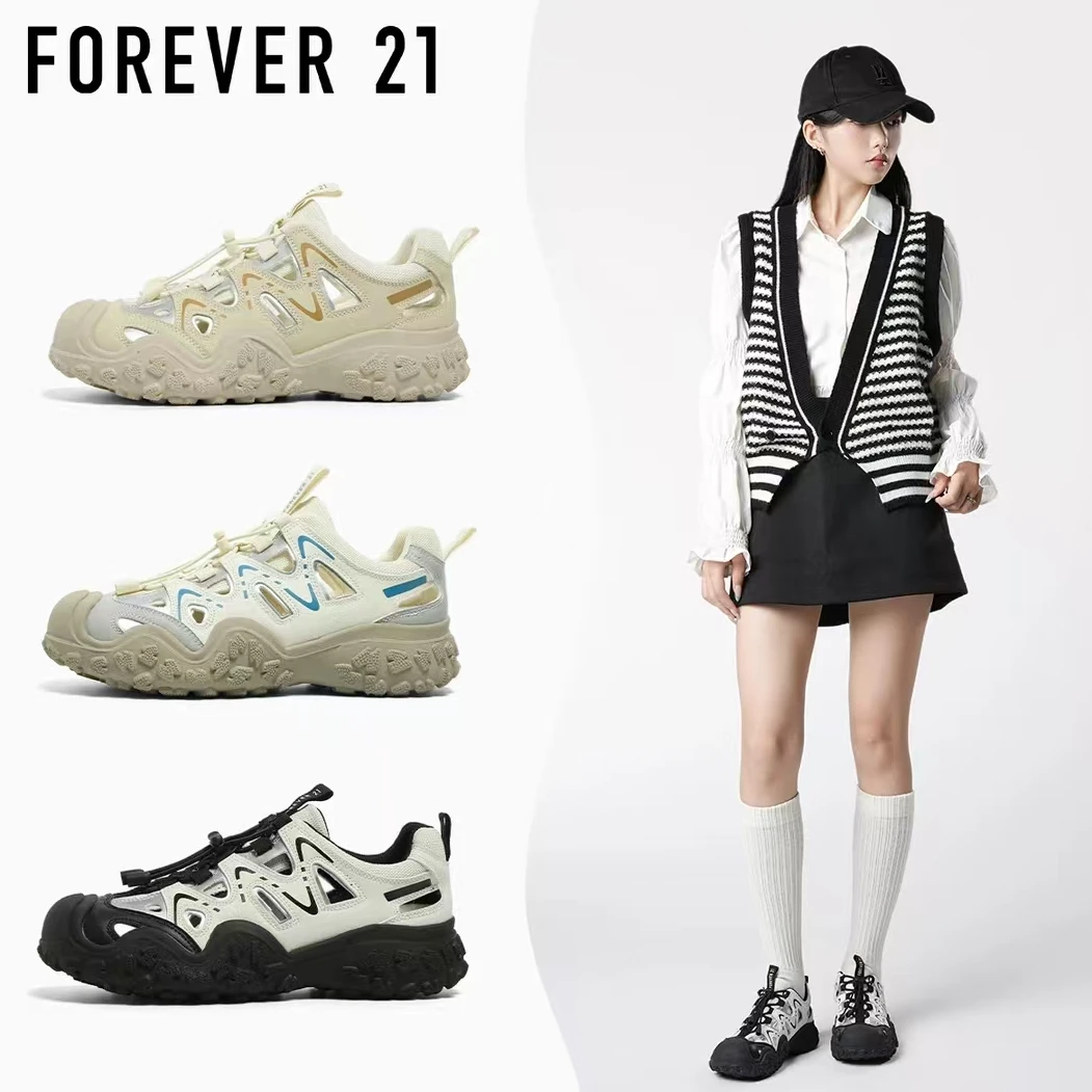 运动鞋女2025新款夏季软厚底户外休闲百搭徒步防滑耐磨低帮登山鞋