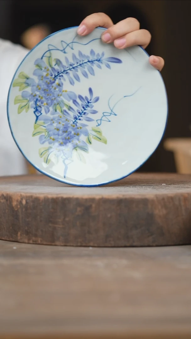 瓷片景德镇高温釉下彩（食品级）