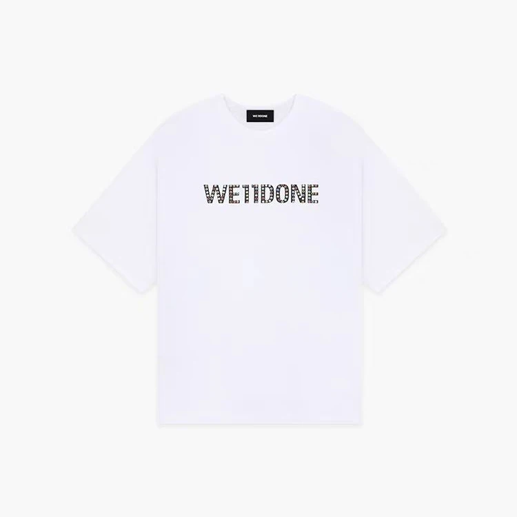 WE11DONE  设计师品牌25春夏新品标志字母短袖T简约百搭舒适经典