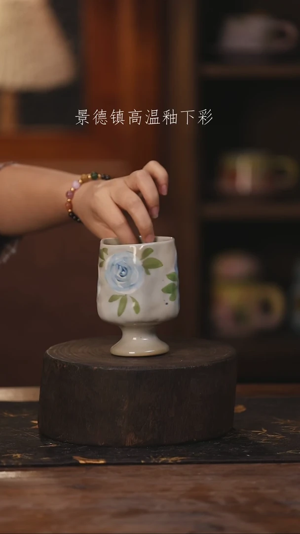 陶瓷景德镇高温釉下手绘陶瓷168