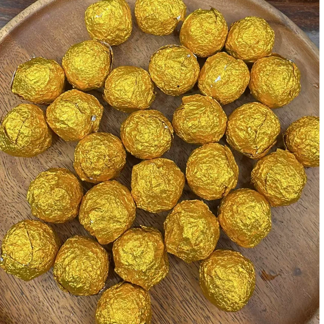 Y0182-2003年曼松金龙戏珠熟茶龙珠 6月8