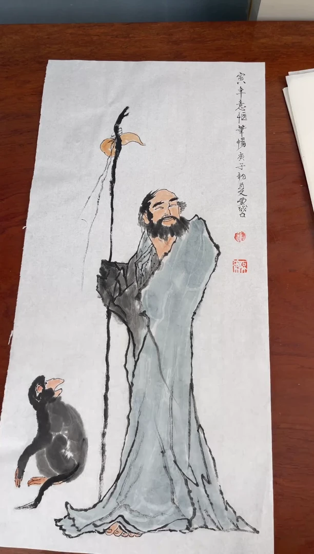 国画国画山水花鸟作品