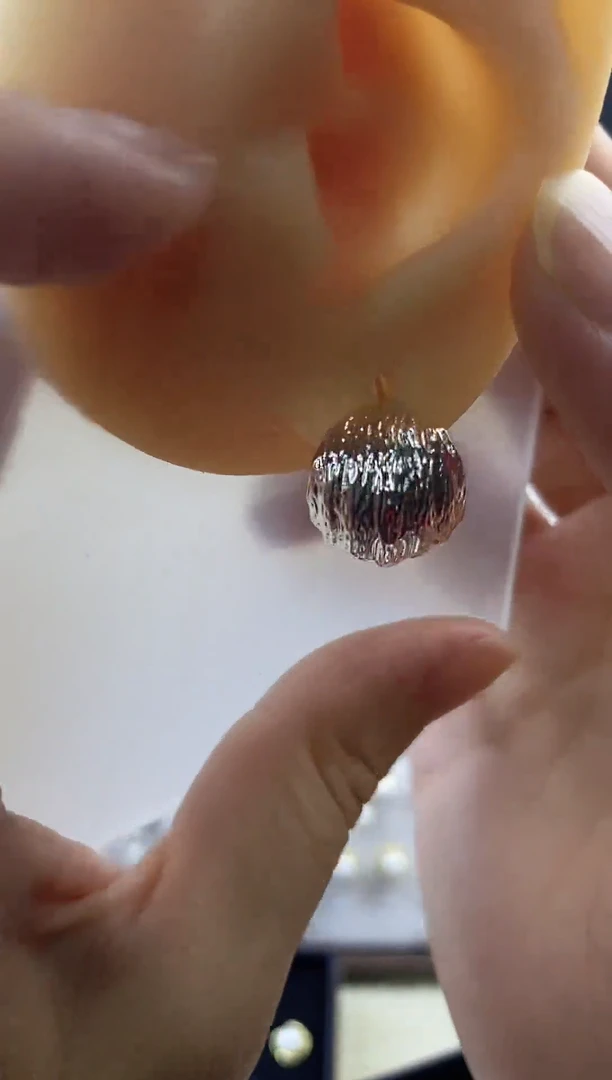 合金耳饰淡水珍珠93