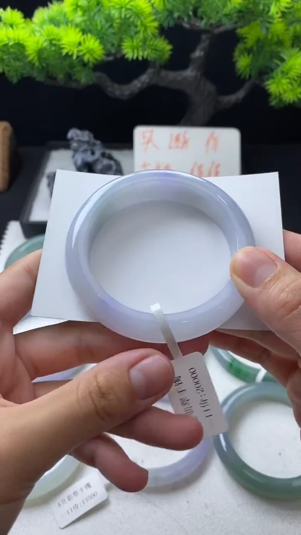 【闪购商品】翡翠手镯未镶嵌52+圈~不退不换