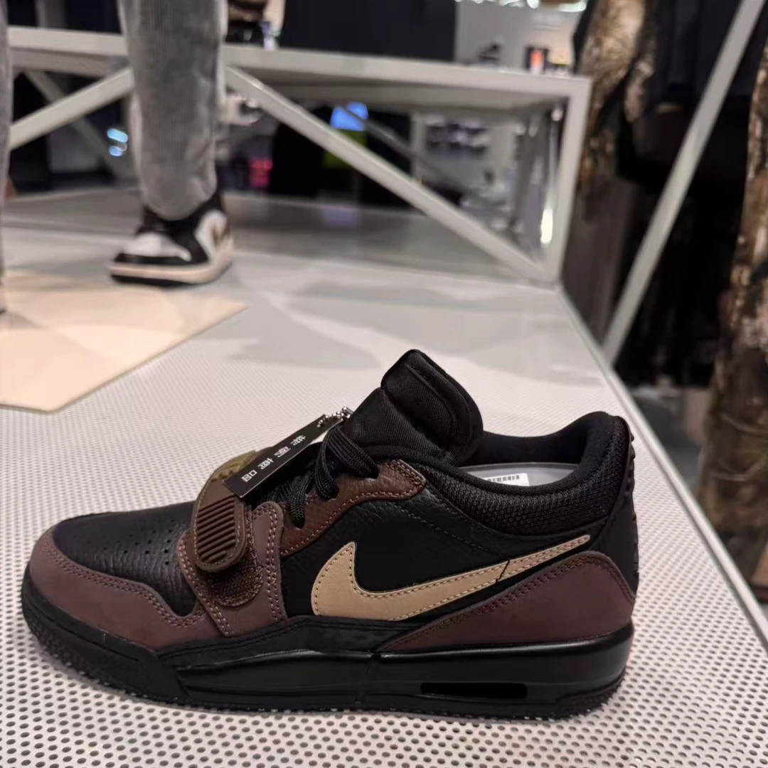 Nike耐克官方正品AJ312低帮摩卡棕运动休闲鞋女流光风CD9054-003