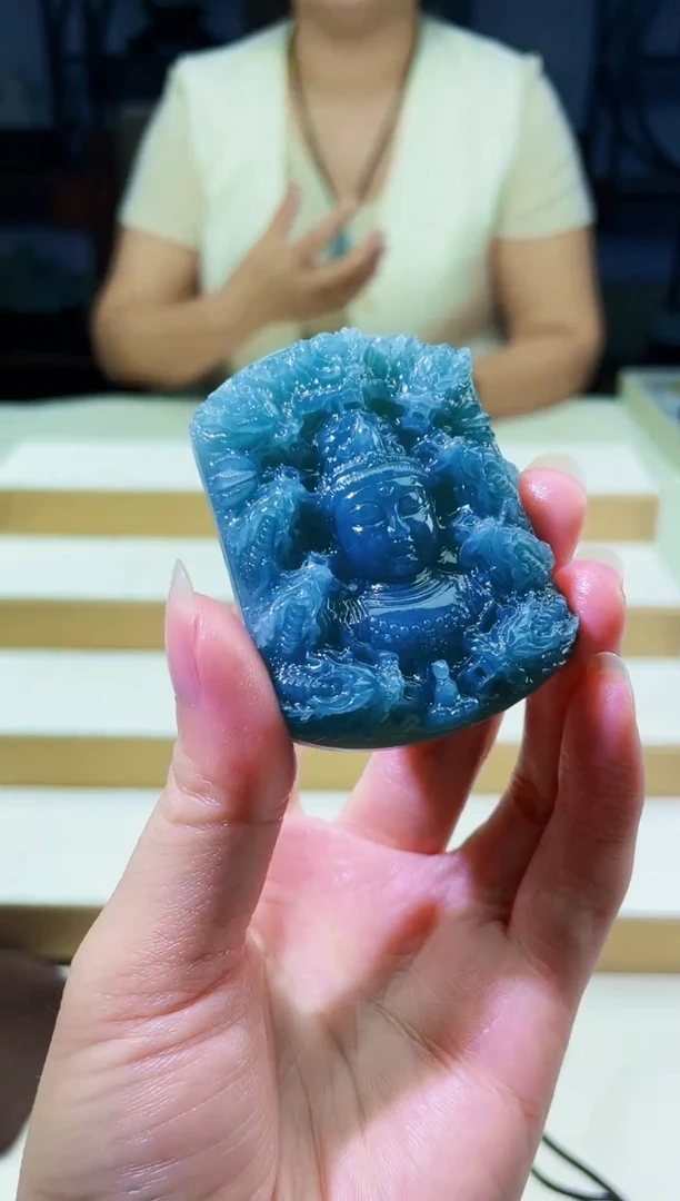 定制翡翠未镶嵌毛货07280153多样性发其一