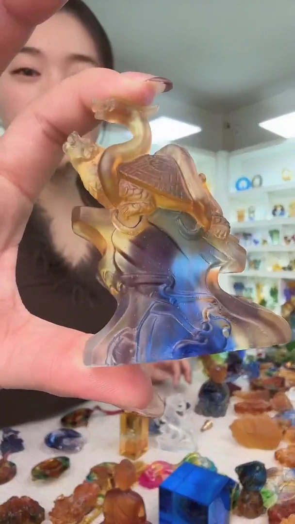 手工艺品琉璃玄武