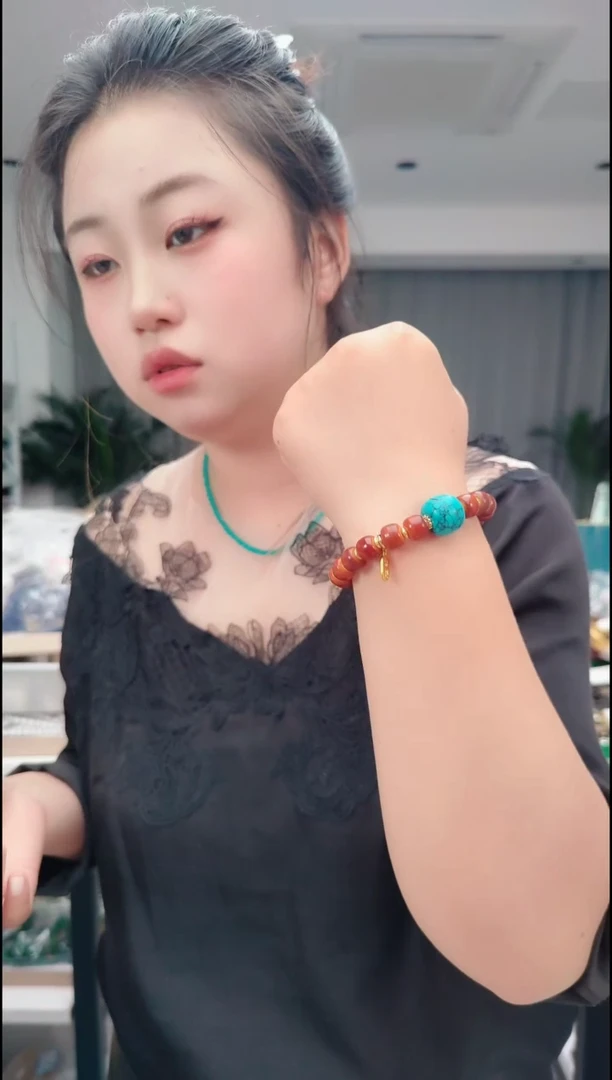 树脂制品0307黄珠手串