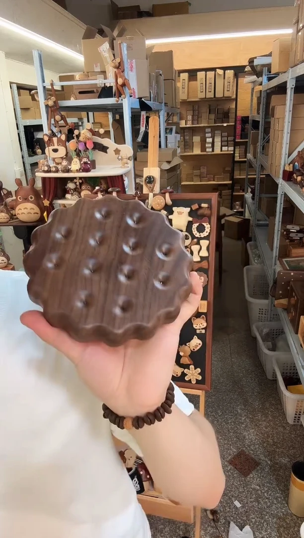木瑕疵圆形饼干锅垫