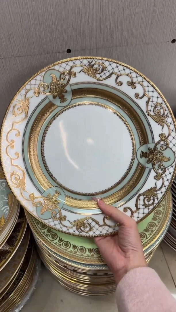 【闪购商品】瓷片10.5英寸平盘福利价微瑕