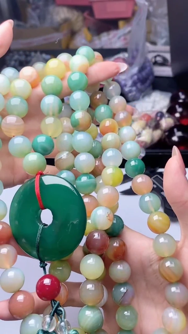 玛瑙/玉髓颈饰未镶嵌72   k14斜挎