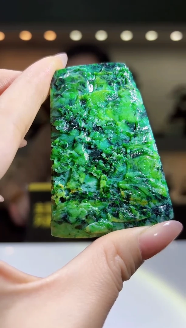 定制翡翠未镶嵌01/0629/Y/山水