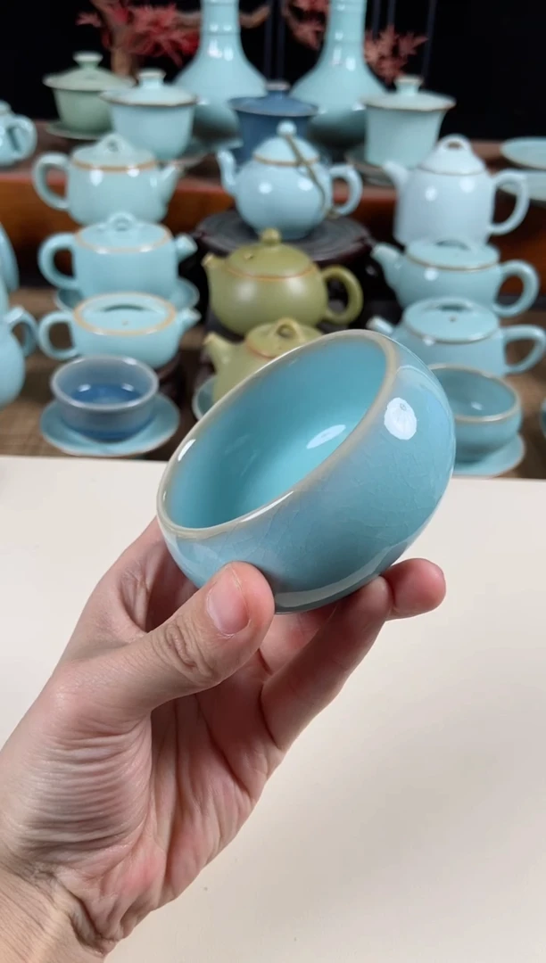 【闪购商品】其他微瑕禅定主人杯谢朝伟支钉烧带底款封穴土