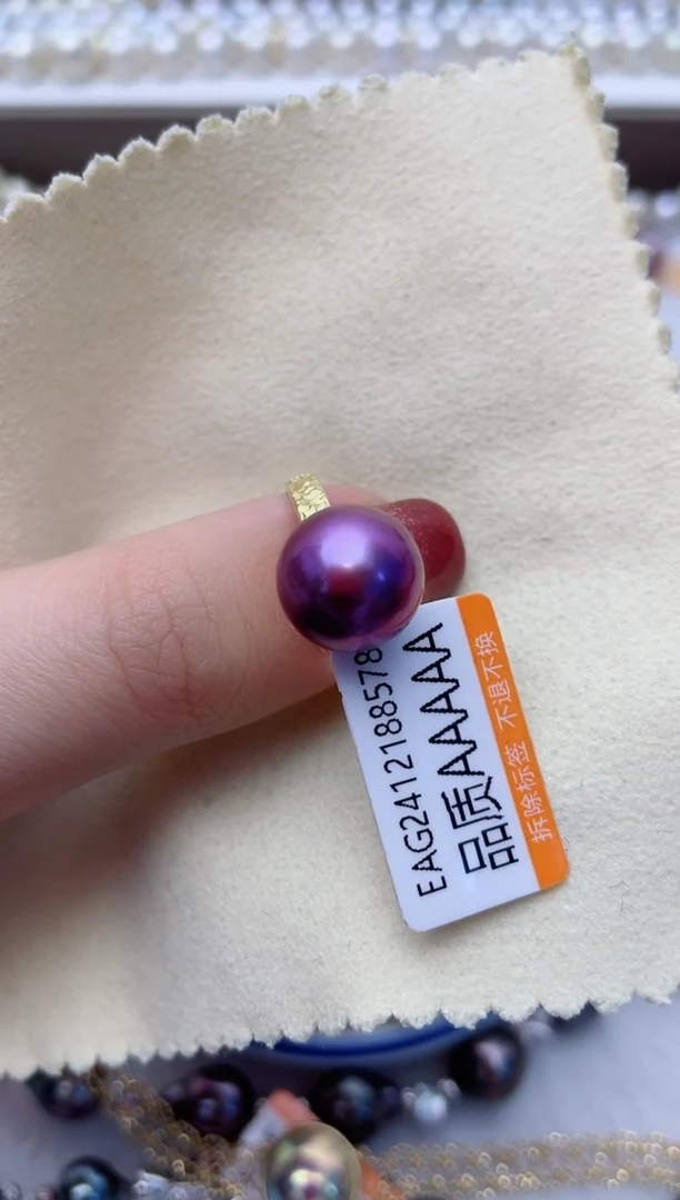 【闪购商品】淡水珍珠戒指银S925镶嵌W70