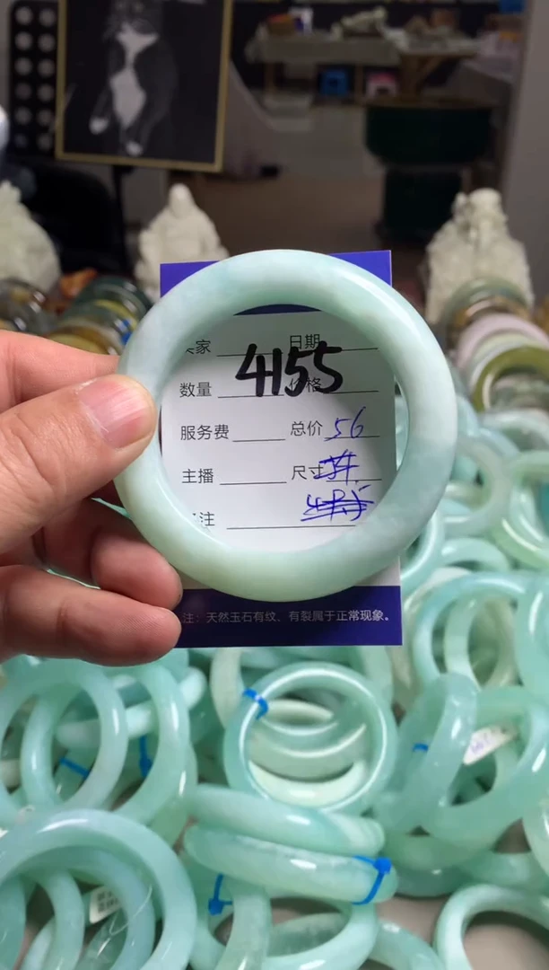 【闪购商品】蛇纹石玉手镯未镶嵌4155