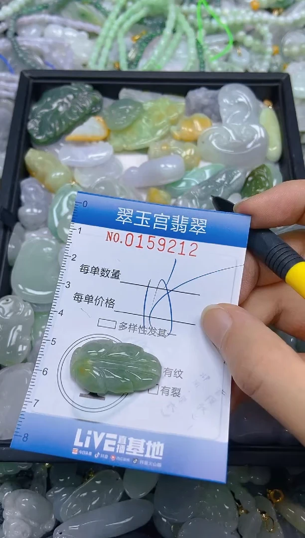 翡翠未镶嵌颈饰闪购0159212