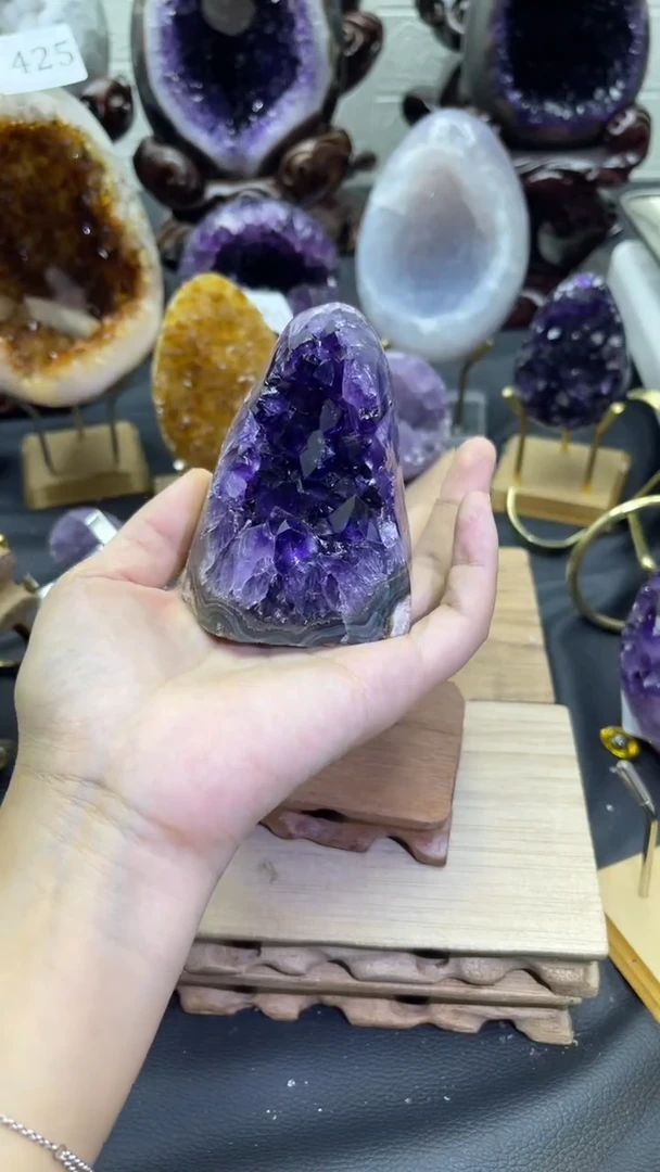 未镶嵌大型摆件（非配饰）紫晶466号摆件