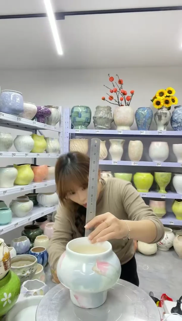 11.8陶瓷花盆直播链接高.     14 口11