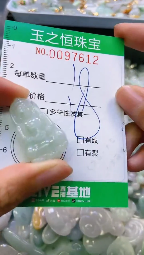 翡翠未镶嵌颈饰闪购0097612