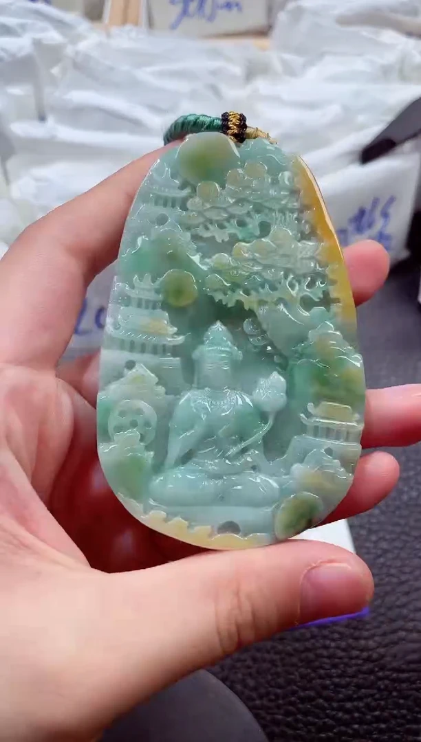 颈饰未镶嵌翡翠00006630观音