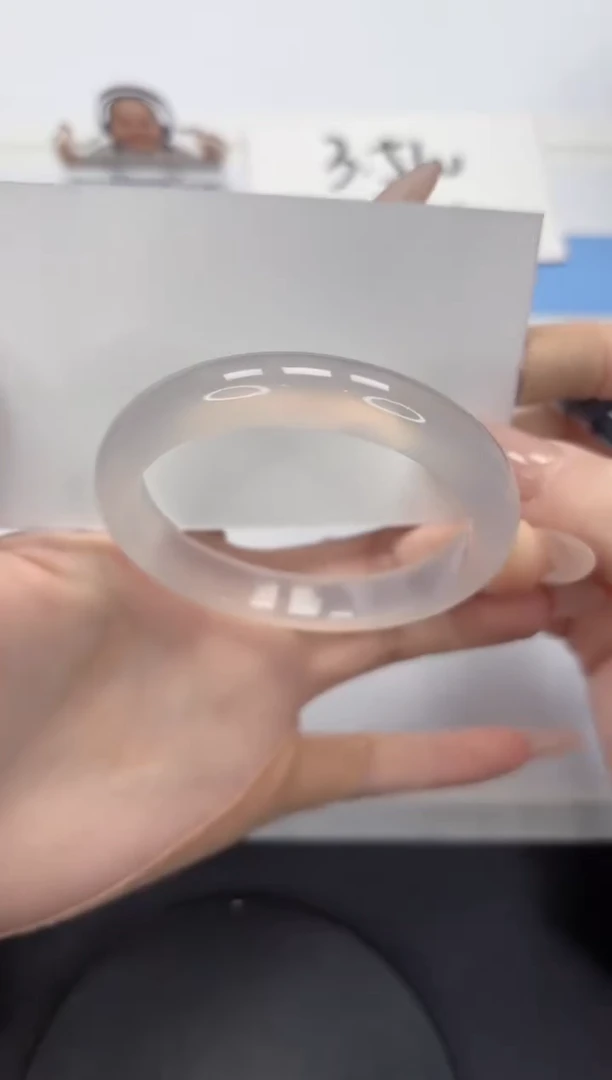 【闪购商品】石英质玉手镯未镶嵌A406-55.7