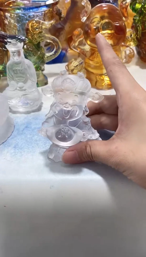 手工艺品琉璃652 小财爷 微瑕介意勿拍 不退不换 不带礼盒