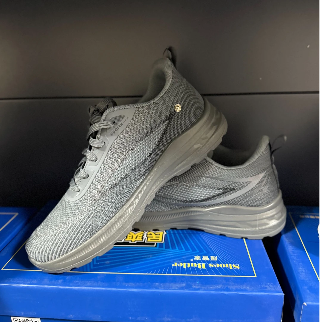 男士网面透气飞织运动鞋829