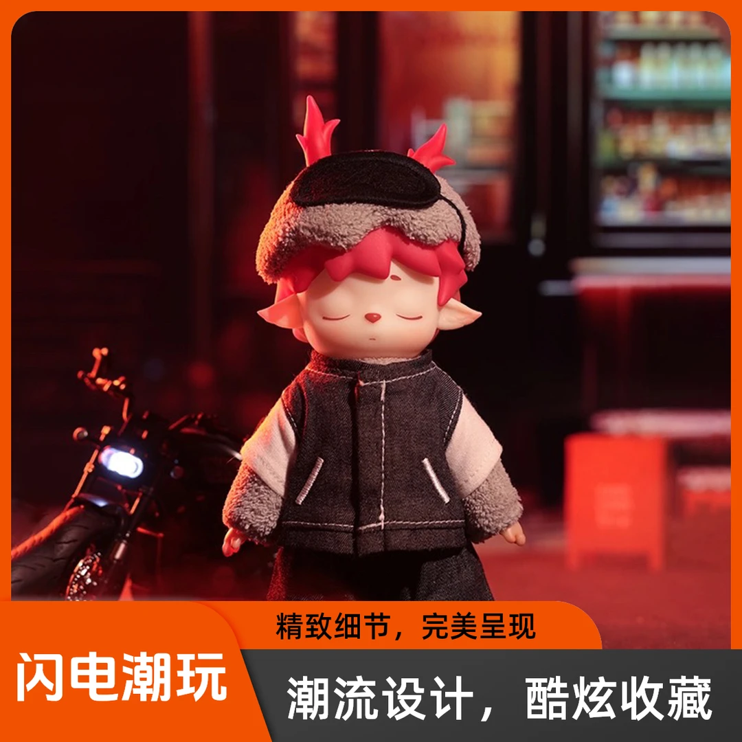 【闪电潮玩】CITYWALK系列搪胶脸盲盒手办礼物萌趣摆件潮玩