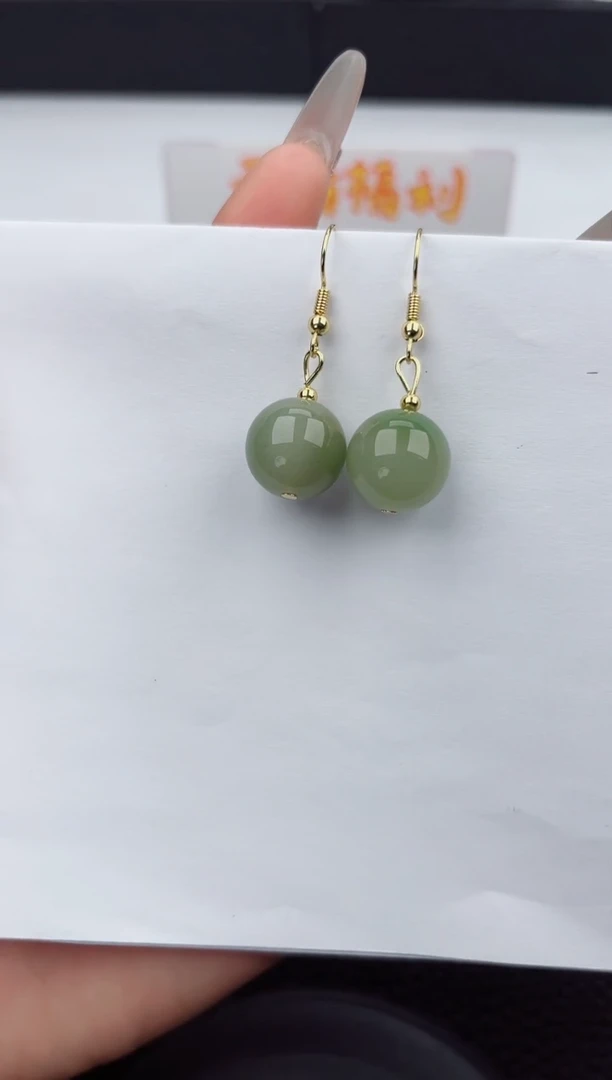 【闪购商品】东陵石耳饰未镶嵌11嗨购微色差T东陵