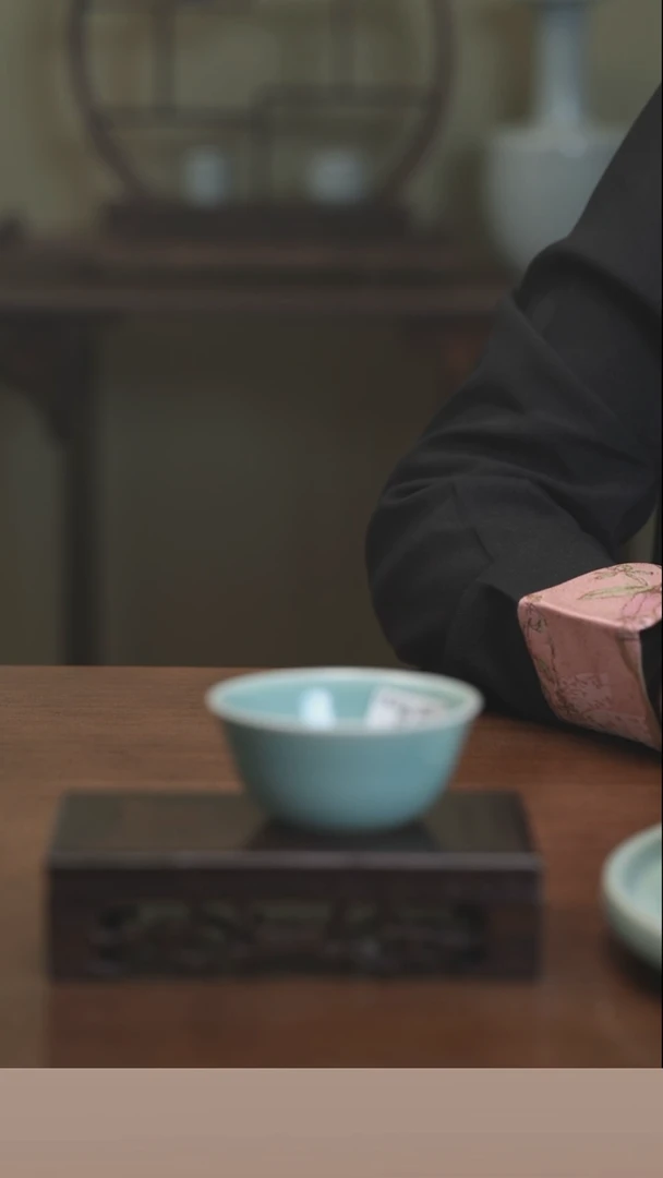 【闪购商品】清凉寺原产地仿古釉是手工汝瓷鸡缸杯