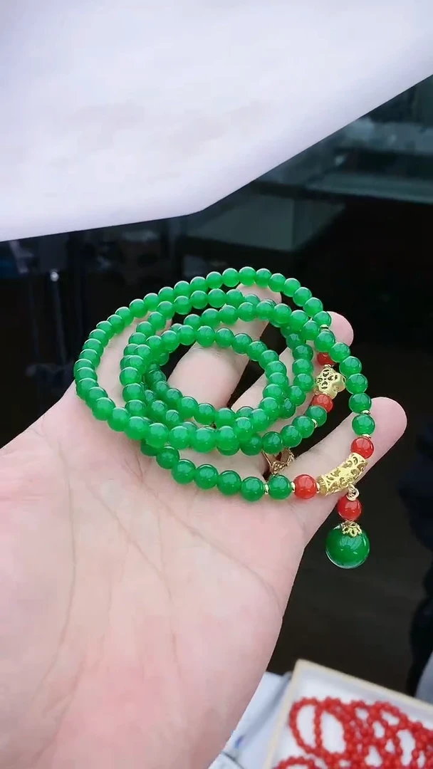 【闪购商品】翡翠颈饰14K金镶嵌D229项链