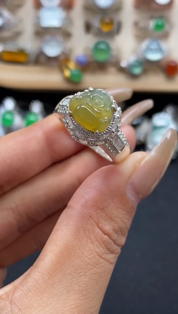 未镶嵌戒指翡翠缅甸天然a货翡翠